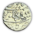 Aurangzeb Silver One Rupee Golkunda Mint Mughal Empire Coin