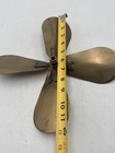 Westinghouse Antique 12  Brass Electric Desk Fan Blades Hub Spider Restoration