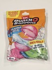 Lot Of 4 - Zuru Bunch O Reusable Water Balloons Pack Of 6 - Total  24 Balloons