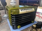 Bendix Catalin Green   Black Am Tube Radio Model 526mc  1946 Tested  Lights Hums
