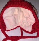 Unbranded Knit Hat Red brown Deer Motif App Size 12-24 Months