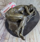 Bronze Sculpture Sleeping Nude Lady Hand Made Masterpiece Figurine Home Decor Nr