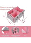Baby Diaper Caddy Organizer For Girl Boy Large Nursery