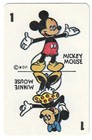 Walt Disney Mickey Mouse Card Game By Russell  1965  Vintage Great Condition