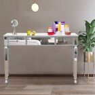 Ssline Mirrored Console Table Makeup Dressing Table modern Sofa Side Table Desk