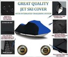 Seadoo Sea Doo Bombardier Pwc Gt gts Gtx gti Jet Ski Trailerable Cover Blue blk