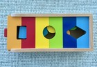 Haba Wooden Shape Sorting Puzzle Blocks W  Box Color Learning Toy Montessori
