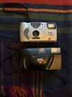 Lot Of 3 Assorted Vintage Cameras And Camera Bag