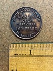 Vtg 1871-1971 Cache Lodge  416 St  Louis Mo Masonic Freemason 100 Years Token