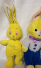 Vintage 1970 s 16  Animal Fair Bunny Rabbit Plush Stuffed Animals Lot Of 3 Rare