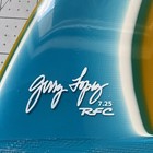 1970s Style Gerry Lopez Rainbow Surfboard Fin Four Color Surfing Surf