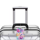 Luggage Label Holder With Steel Rings Ship Baggage Labels Holder For Suitcase