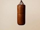 New Mma Cowhide Leather Punching Bag Handmade Heavy Duty Retro Gym Punching Box