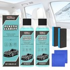 2 Pcs Plastic Clarify For Cars  Plastic Clarify  Waterless Spray Wax  All-in