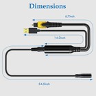 192khz Dac Optical Audio Cable To 3 5mm Aux Adapter Spdif Digital To Analog