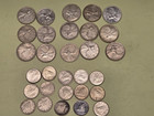 Lot Of Canada 80  Silver Coins   15  25 Cent And  15  10 Cent All Pre 1966