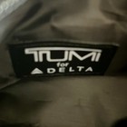 Tumi For Delta Gray Travel Toiletry Bag Dopp Kit Nylon Zip Pouch 8x4x2 5