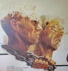 1973  papillon  Steve Mcqueen Orig  5 Foot Movie Theater Lobby Standee Display