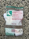 Nos  4 Pair Women   s Vintage 90s B i  Gear Cuffed Anklet Ribbed Socks Fits 9-11