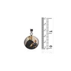 Saint Bernardine Realino W Baby Jesus 925 Sterling Silver Christian Medal