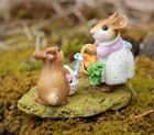 Wee Forest Folk Baskets Full Of Easter Joy  M-630b  Easter Mouse  Ltd 2025