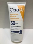 Cerave Hydrating Mineral Sunscreen For Body  Spf 50  5oz  Exp  11 2027  3pk