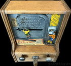 1930s Baker Novelty Kicker Football Coin Op Penny Trade Stimulator Game One Sent