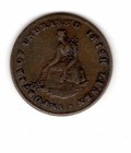 Token Medal Irish Ireland Purton   Cricklade John Lamb Draper And Drocer