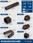 Mini Split Line Set Cover Kit 13 Ft Brown Hvac Pipe Hide Nouscan
