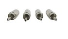 Switchcraft 3502 Rca Plug  Set Of 4 - New Old Stock  Free Shipping