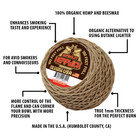 Organic Humboldt Hemp Wick   - 100 Feet 1mm Full Flame - Made In Usa