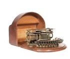 C  1887 Antique Hammond No  2 Typewriter With Circular Keyboard   Original Cover