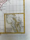 New Zealand 1780 Rigobert Bonne Unusual Large Antique Engraved Map 18th Century