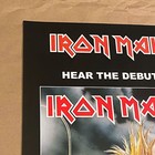 Iron Maiden 1980 Debut Album Record Store Promo Poster Live London Uk Tour Dates