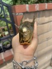 1941 Gold Gm Cadillac Flying Goddess Lady Hood Ornament Gold Tone