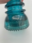 Vintage Vivid Aqua Blue Hemingray No  42 Glass Insulator Made In Usa
