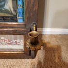 Antique Catholic Virgin Mary Jesus  last Rites  Shadow Box