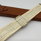 Vtg Slide Rule Keuffel   Esser Case Has Inscription On It Good Condition 