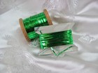Shiny Green Antique Real Metal Thread Tinsel France French Fly Tying 10 Yds  616