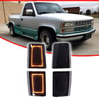 Upper   Lower Amber Led Side Marker For 88-93 C k 1500 2500 3500 Suburban Blazer