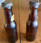 Vintage 4  Schlitz Beer Bottle Salt And Pepper Shakers Shaker Set