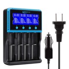 Universal Smart 18650 Battery Charger With Lcd Display For Ni-mh  Li-ion  Aa  Aa