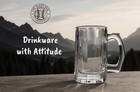 Set Of 12-12 Oz Glass Beer Mugs     Ideal For Parties  Man Cave  Or Daily Use   