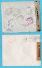 Peru 2 Censored Covers 1942-43 Lima To Usa