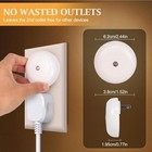 Led Night Light Plug In White Nightlight Dusk To Dawn Sensor Smart Wall Light