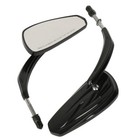 Motorcycle 8mm Rear View Mirrors Fit For Harley Touring Street Road Glide King