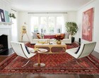 6x10  Handmade Semi-antique Persean Bijar Diamond Medallion Rug  p921