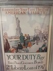 1917 Wwi  buy U s  Government Bonds  Comes With Frame 