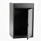 Lockable Package Delivery Box For Outside Anti-theft Parcel Drop Metal Mailbox