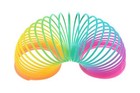 Magic Rainbow Coil Spring Toy Set - Stretchy Slinky Rainbow Circles Stacking 3 